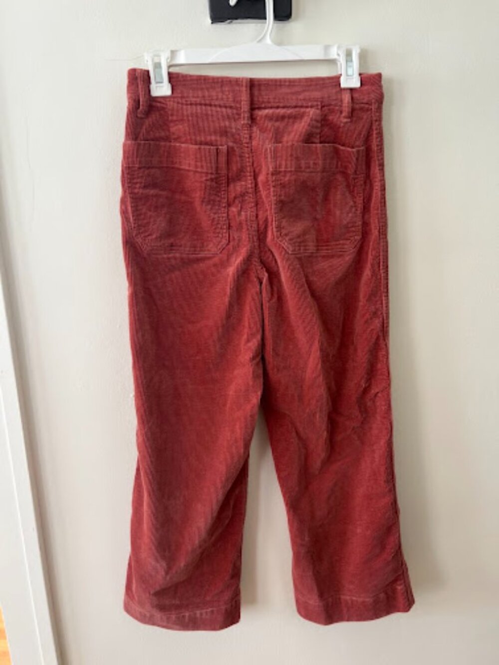 Madewell Slim Emmett Wide-Leg Crop Pants, New Copper - Size 26 - Picture 6 of 6